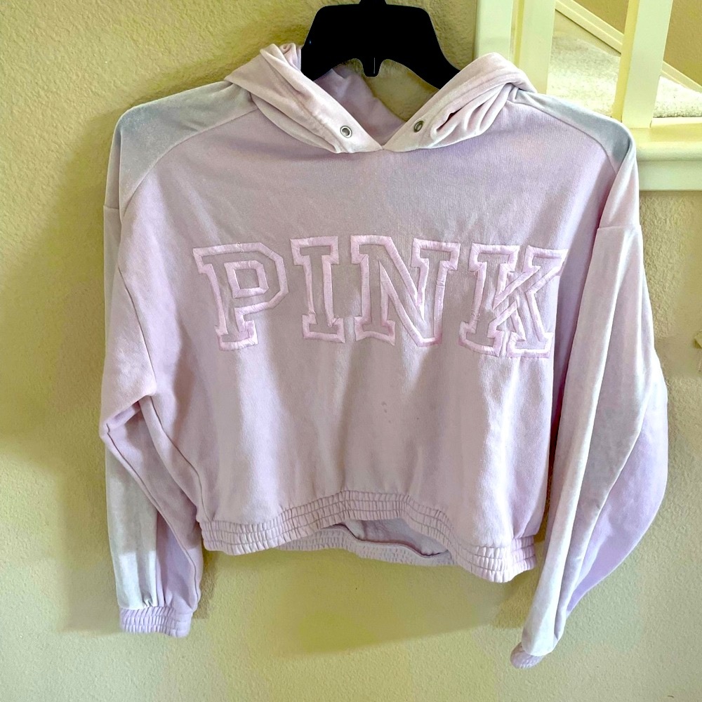 Pink by Victoria’s Secret velvet hoodie